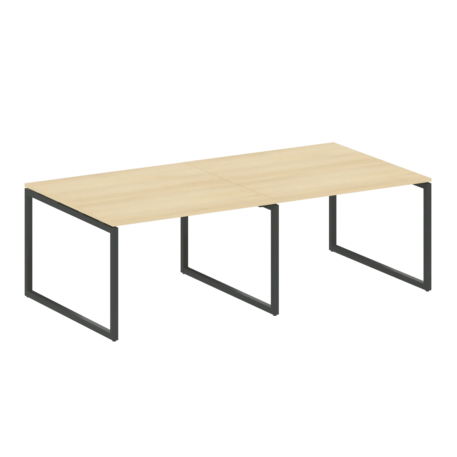 Переговорный стол (2 столешницы) на О-обр м/к 40БО.ПРГ-2.2 2400х1235х750 Переговорный стол (2 столешницы) на О-обр м/к 40БО.ПРГ-2.2 2400х1235х750