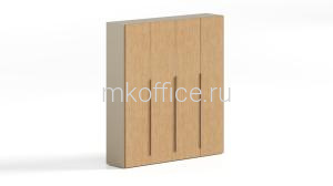 Шкаф глухой (двери шпонированные) 4-х дверный	AD1820V 1800*420*2050