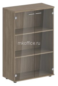 Шкаф средний со стеклом, задняя стенка ЛДСП SG.813.GL 800х400х1200