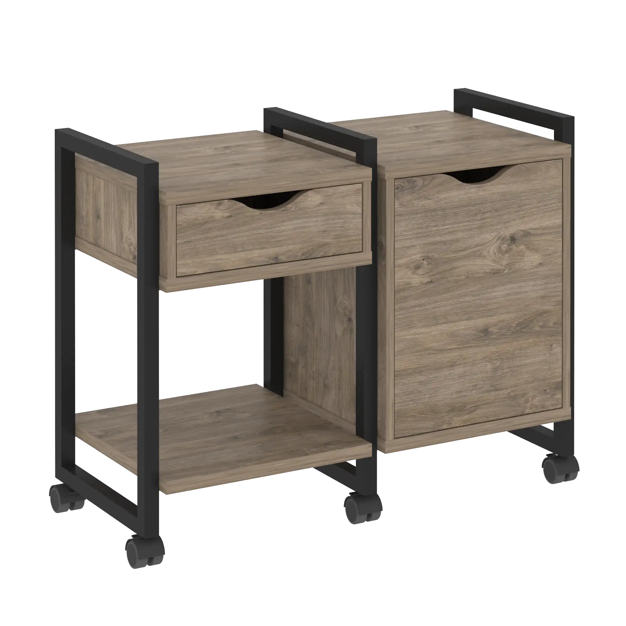 Тумба на колесных опорах наборная Loft VR.L-TN-3.K 970х460х767 Тумба на колесных опорах наборная Loft VR.L-TN-3.K 970х460х767