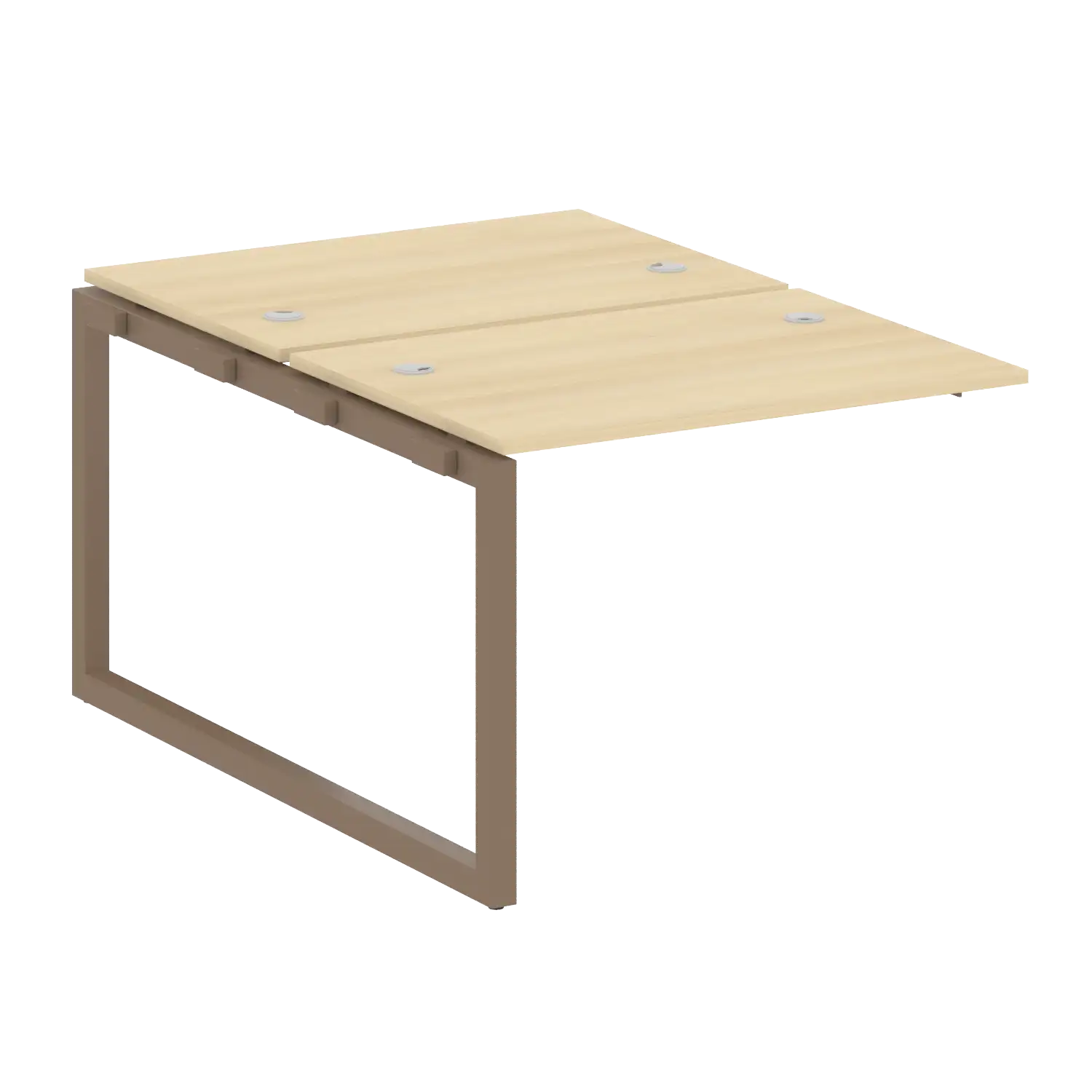 Проходной наборный элемент рабочей станции на О-обр м/к (2 столешницы) 50БО.ПРС-СП-2.1 1000х1475х750