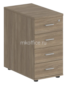 Тумба приставная с 4 ящ., с замком SG.522 400х700х725
