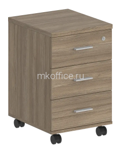 Тумба мобильная с 3 ящ. метабокс, с замком SG.611.M 404х460х619