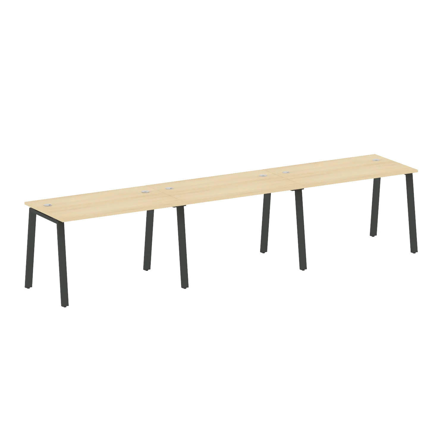 Рабочая станция на 3 раб.места на А-образном м/к Metal System Style БА.СМ-3.2 3600х720х750 Рабочая станция на 3 раб.места на А-образном м/к Metal System Style БА.СМ-3.2 3600х720х750