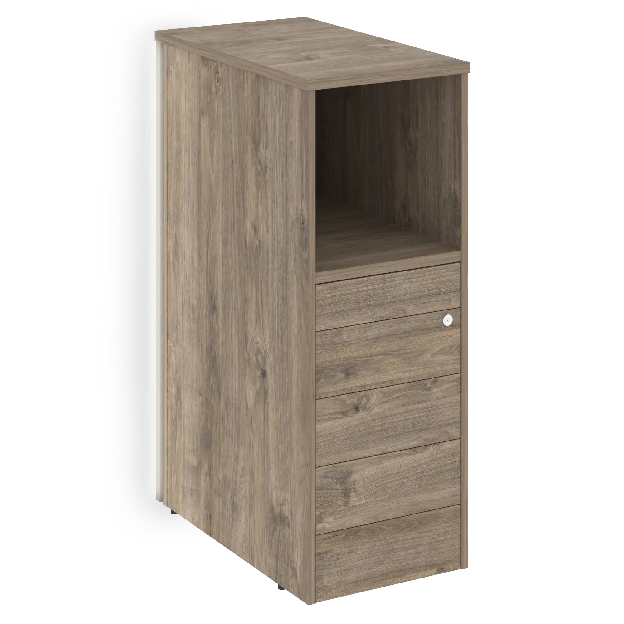 Тумба с подсветкой 5 ящиков TIP-ON завершающая, левая О.R-TV-5TIP.S(L) 436x767x1185