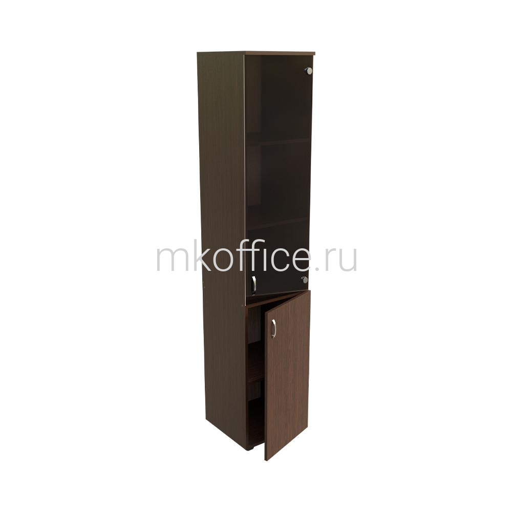 Шкаф узкий с бронз. стеклом  Континент ЛФ219  400х406х2000