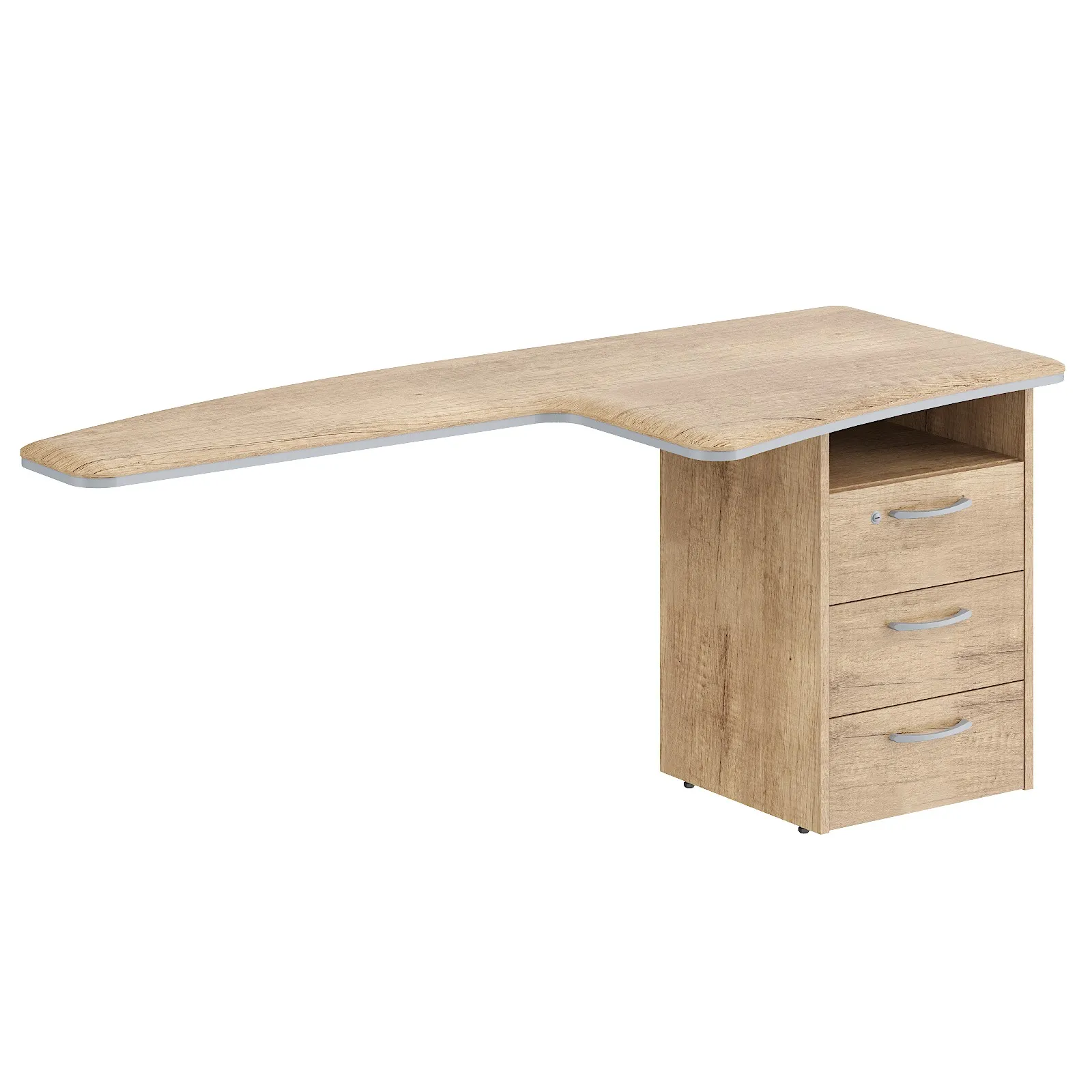 Брифинг-приставка с тумбой DB 1880.A (R) 1800x800x750