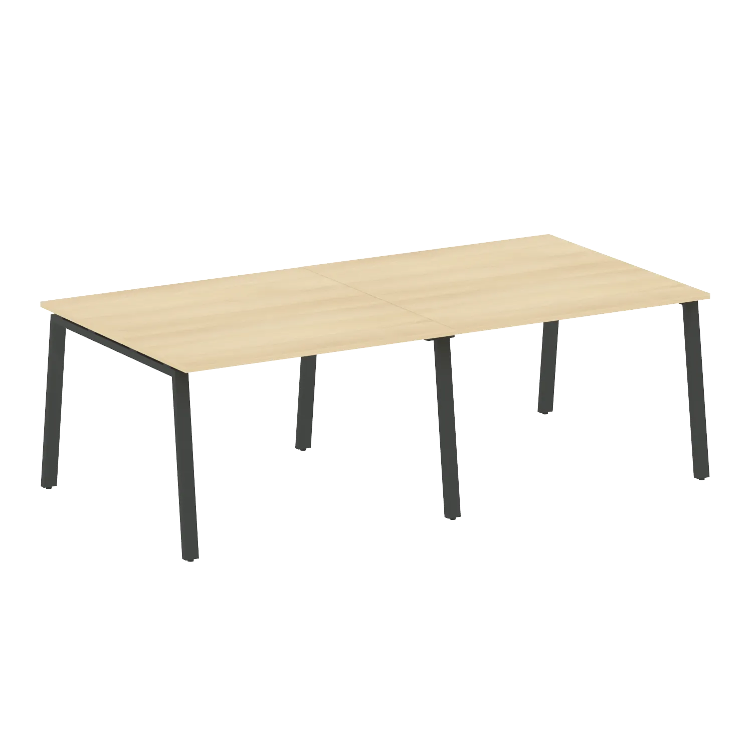 Переговорный стол (2 столешницы) на А-обр м/к Metal System Style БА.ПРГ-2.2 2400х1235х750 Переговорный стол (2 столешницы) на А-обр м/к Metal System Style БА.ПРГ-2.2 2400х1235х750