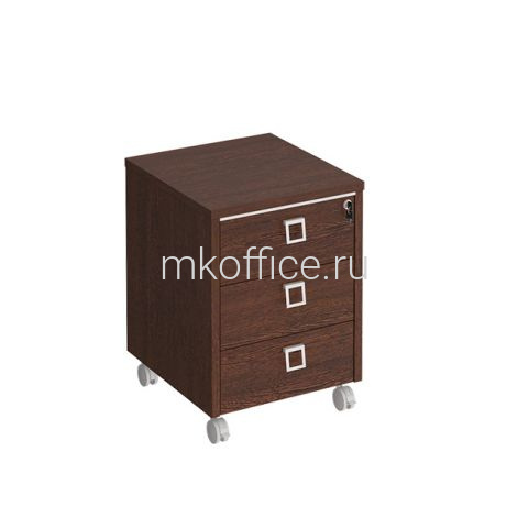 Тумба выкатная 3-ящичная с центральным замком КС 213 46.2x50x63.3