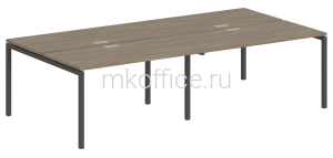 Рабочая станция на м/к 40х40 SG.252.44 2800х1238х750	