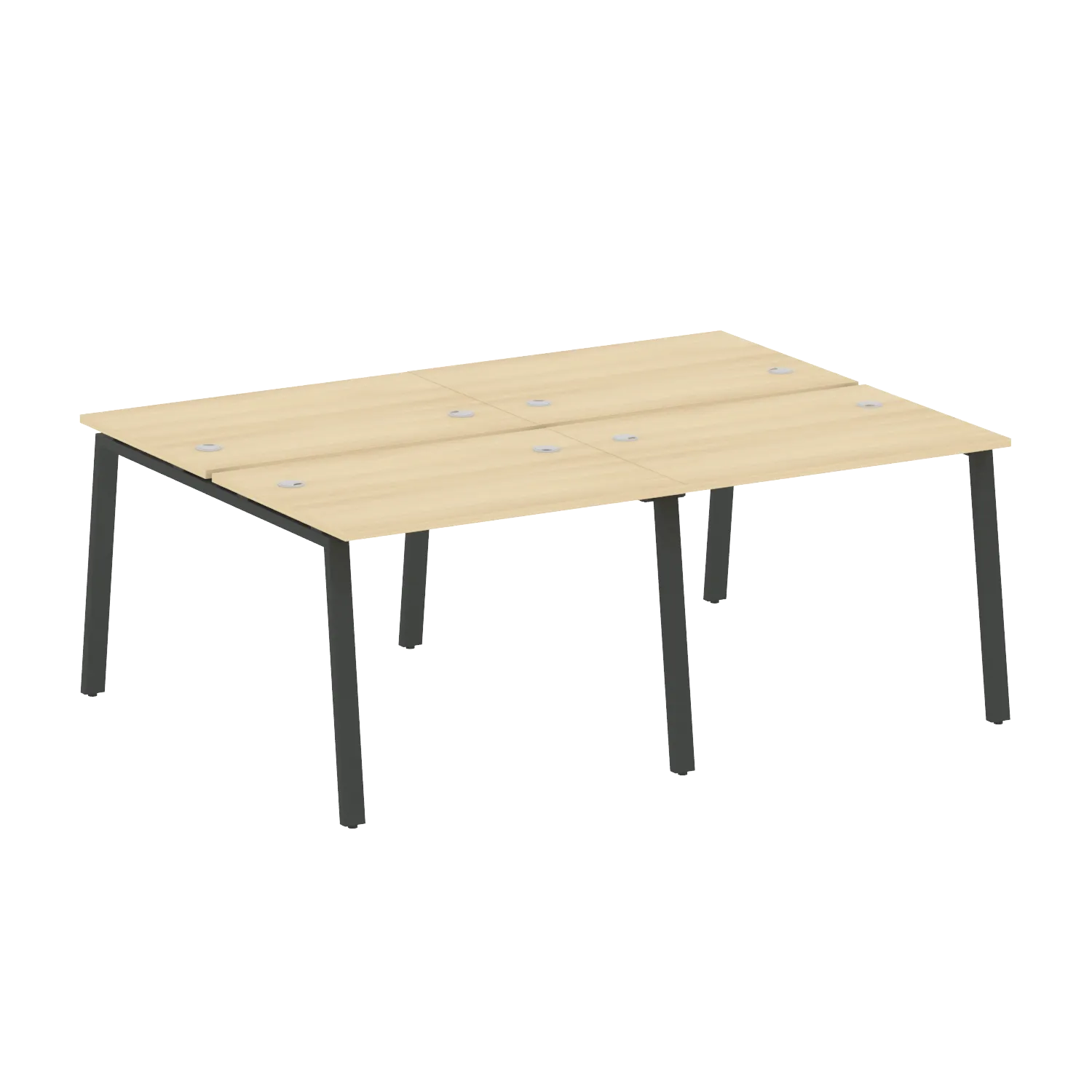 Рабочая станция на 4 раб.места на А-образном м/к Metal System Style БА.СМ-4.2 2400х1475х750 Рабочая станция на 4 раб.места на А-образном м/к Metal System Style БА.СМ-4.2 2400х1475х750