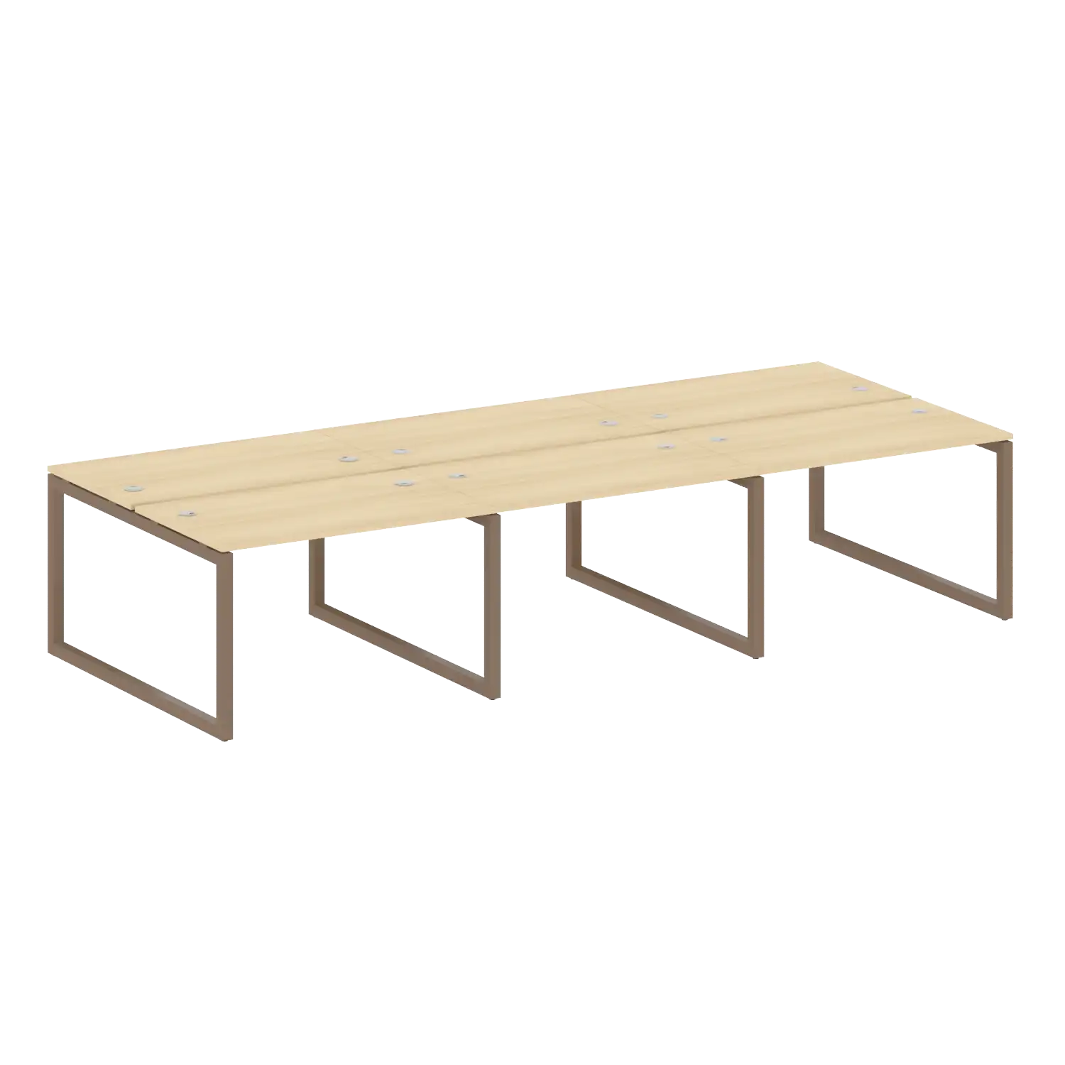 Рабочая станция на 6 рабочих мест на О-обр м/к 50БО.СМ-6.2 3600х1475х750