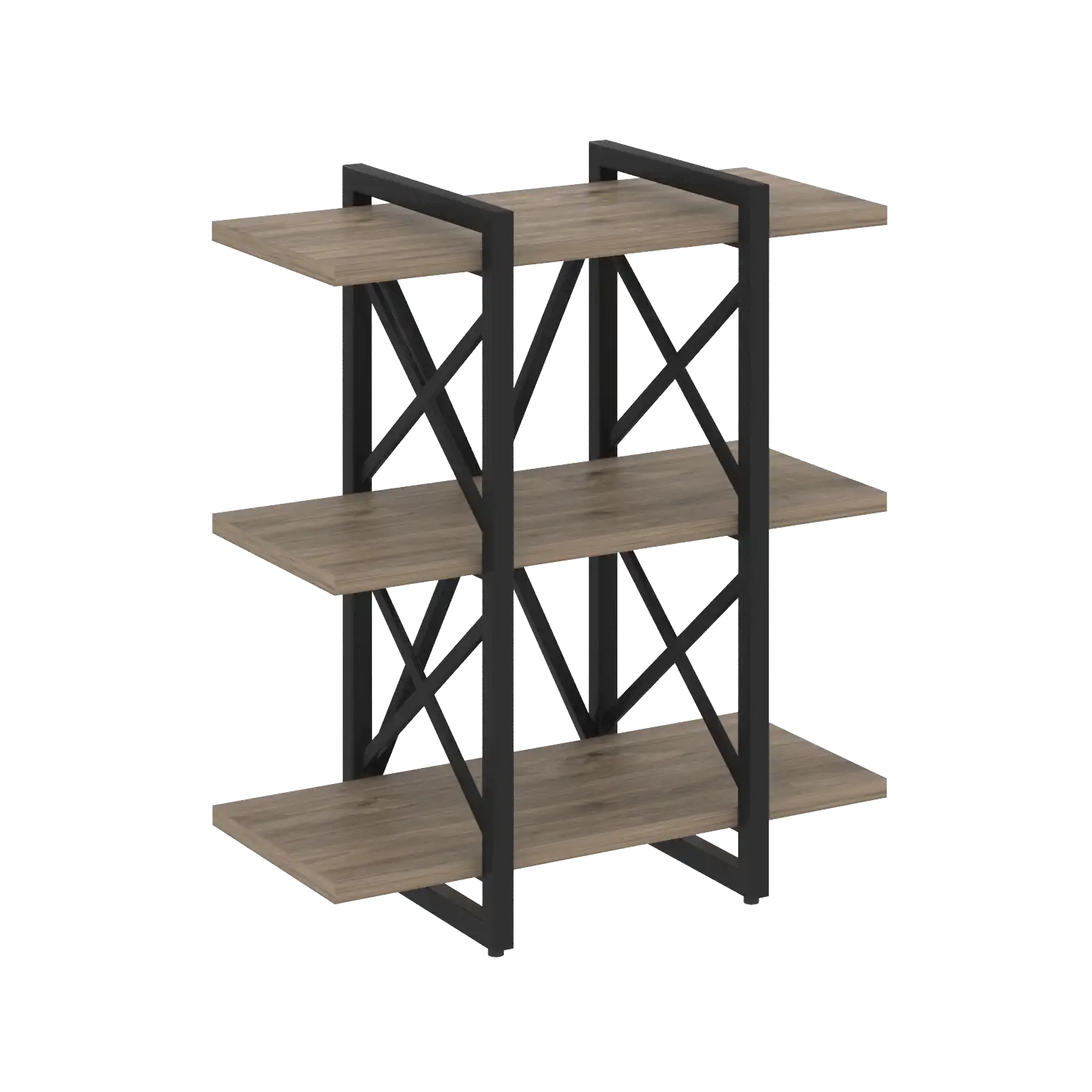 Стеллаж на регулируемых опорах - 3 полки Loft VR.L-MST.O-3.4V 800х400х910