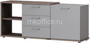 Тумба с 3-мя ящиками, распашной дверью и нишей. Vilas B-212 1800х454х753