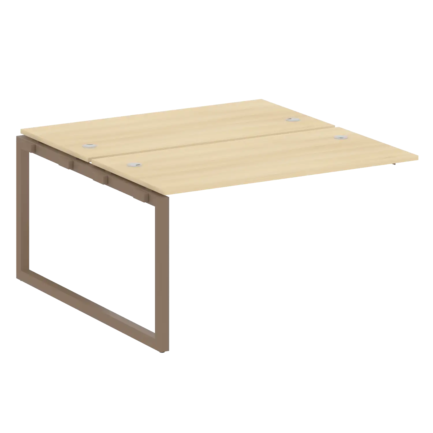 Проходной наборный элемент рабочей станции на О-обр м/к (2 столешницы) 50БО.ПРС-СП-2.3 1400х1475х750