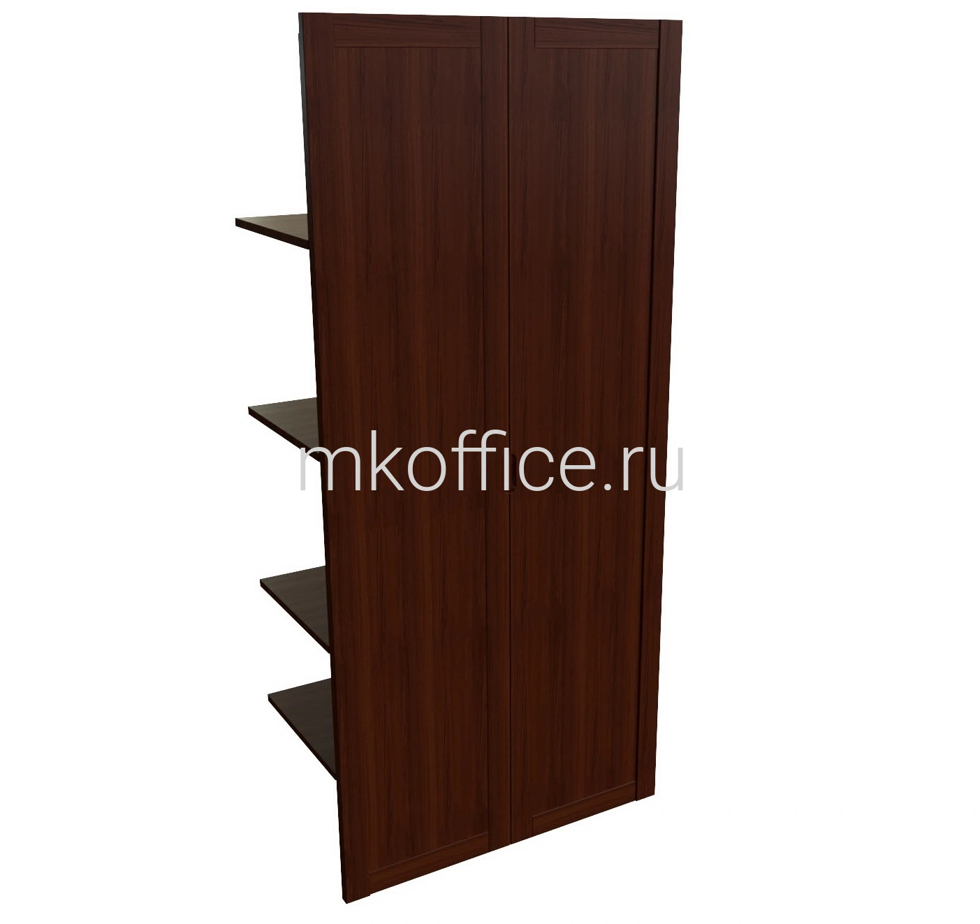Наполнение высокого шкафа с дерев. дверьми и вешалкой 22552 KINGSTON 850х420х1880. Ассортимент МК Офис