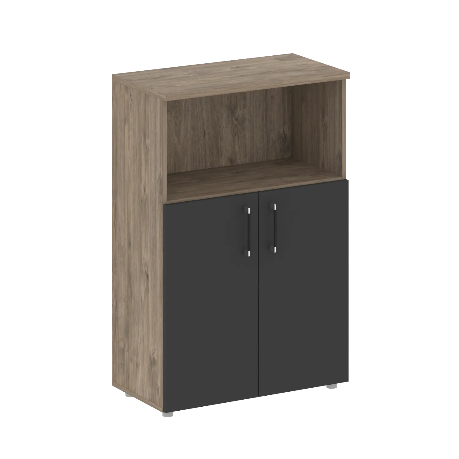 Шкаф средний широкий (2 низких фасада ЛДСП) Shift SK.ST-2.1 800*420*1207