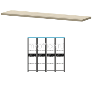 Топ декоративный Акцент КТ-72.38 1866Х441Х38