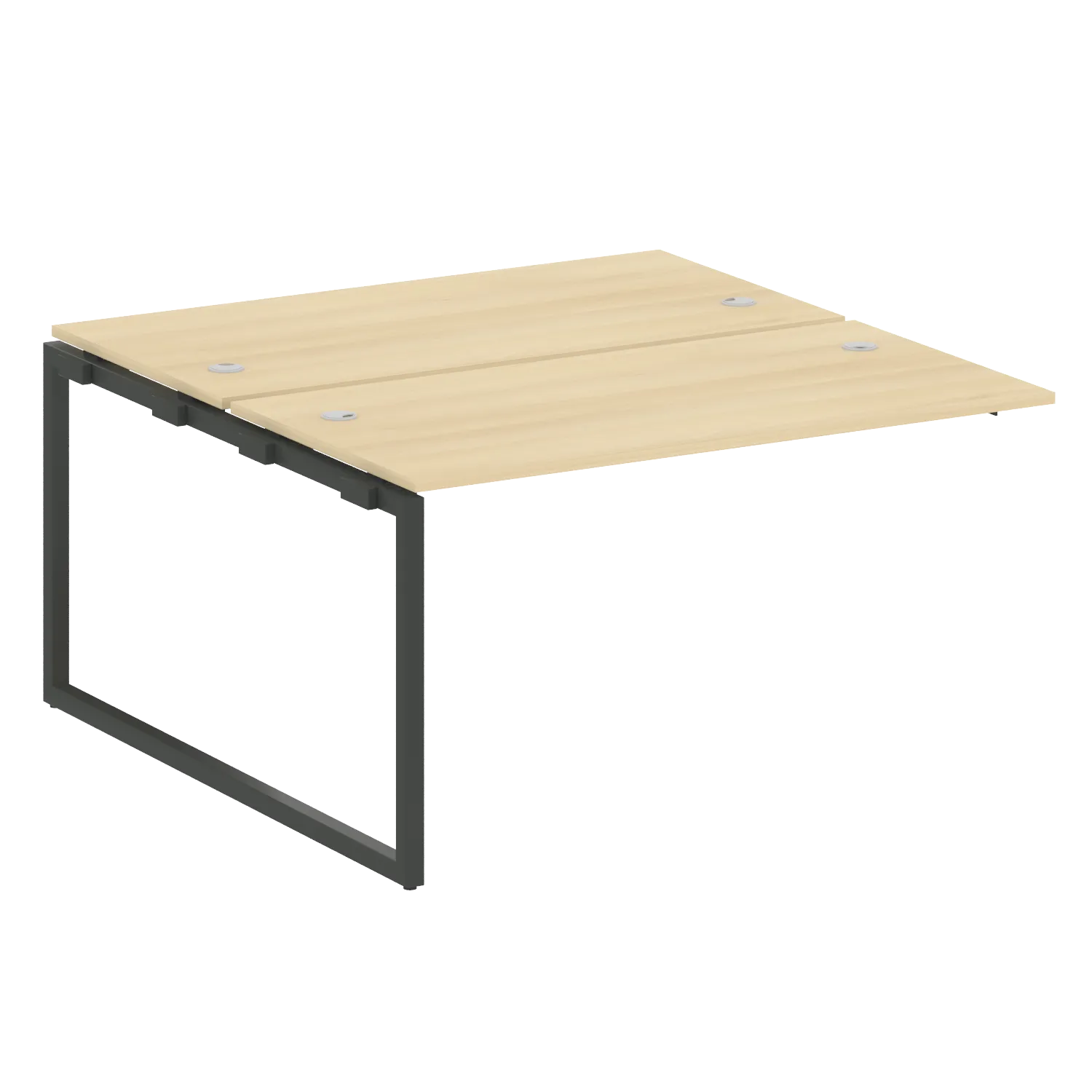 Проходной наборный элемент рабочей станции на О-обр м/к (2 столешницы) 40БО.ПРС-СП-2.3 1400х1475х750