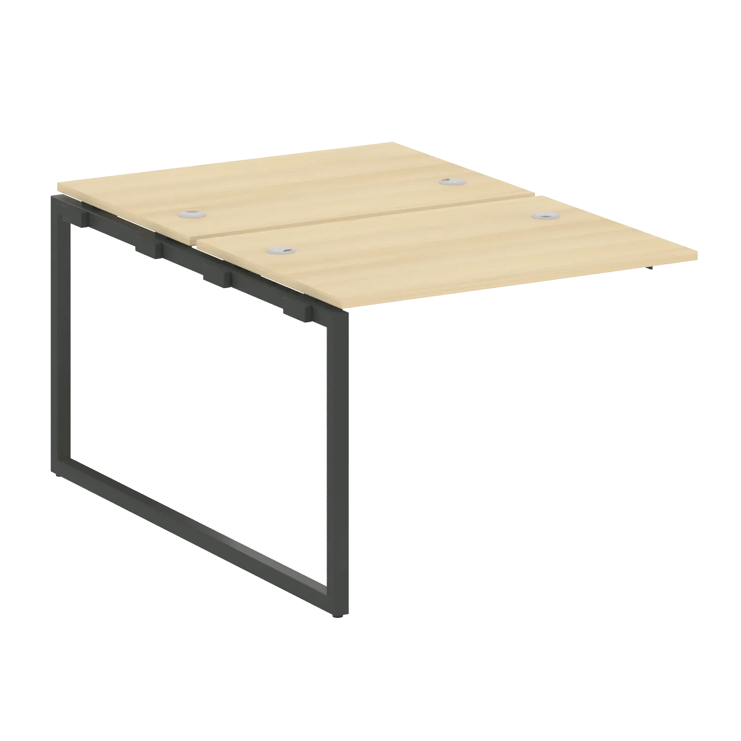 Проходной наборный элемент рабочей станции на О-обр м/к (2 столешницы) 40БО.ПРС-СП-2.1 1000х1475х750