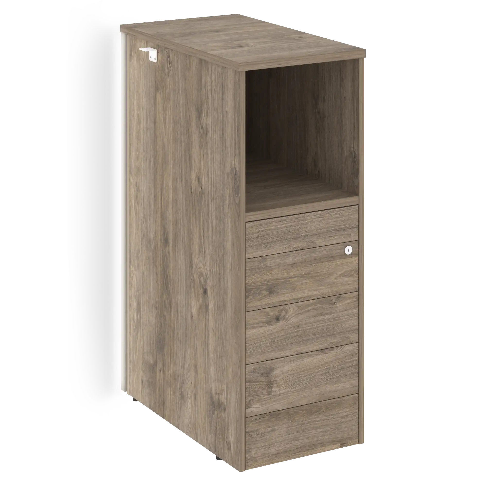 Тумба с подсветкой 5 ящиков TIP-ON проходная средняя О.R-TV-5TIP.S 436x767x1185