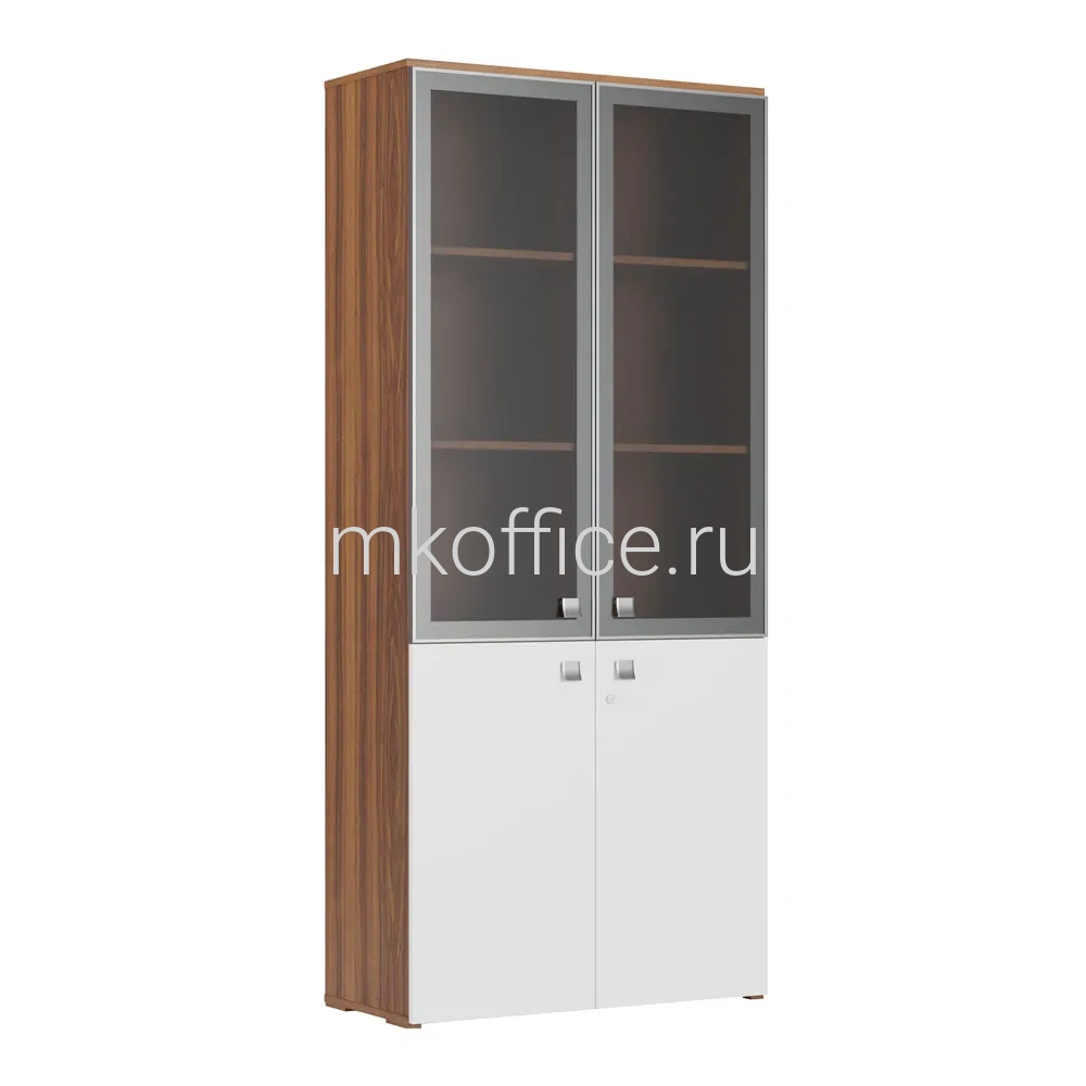 Шкаф для бумаг стекло ZIO285503 920x420x2090. Ассортимент МК Офис