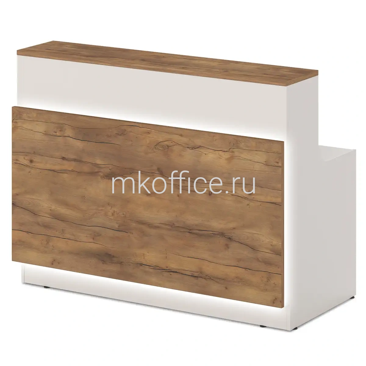 Выбрать ресепшн прямая отдельностоящая с rgb подсветкой т-86 1600х790х1225 по низким ценам. МК Офис Ресепшн прямая отдельностоящая с RGB подсветкой Т-86 1600х790х1225. Ассортимент МК Офис