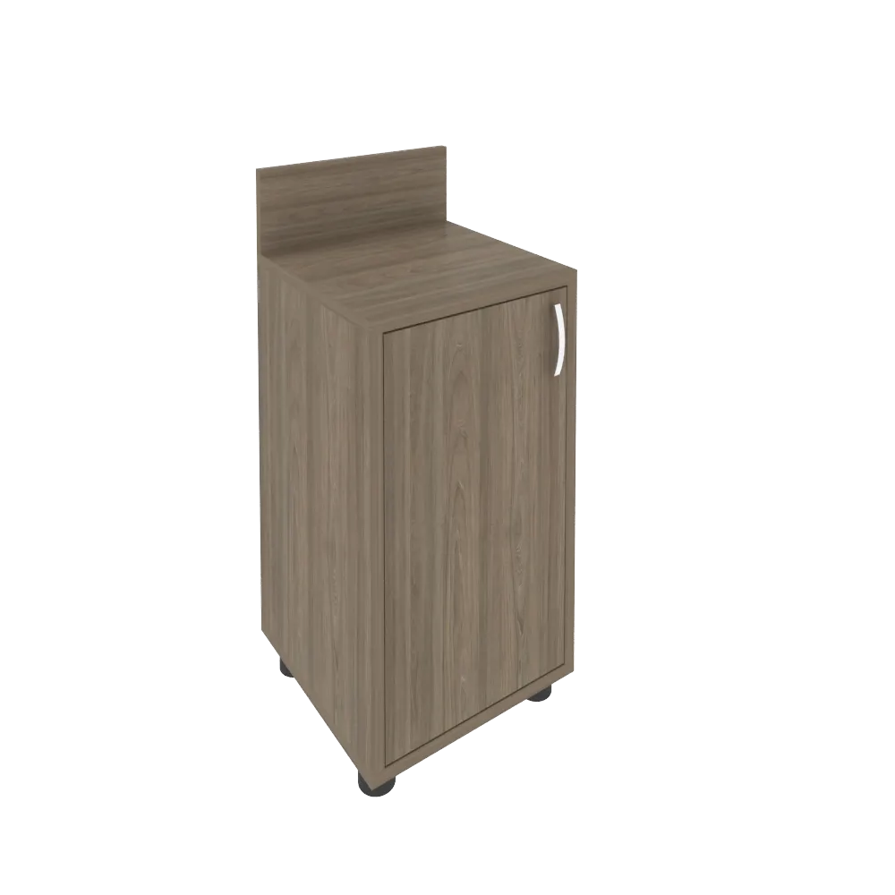 Тумба (узкая) с полкой и бортиком С-ТУ-40 (ПР/Л) 400x400x750