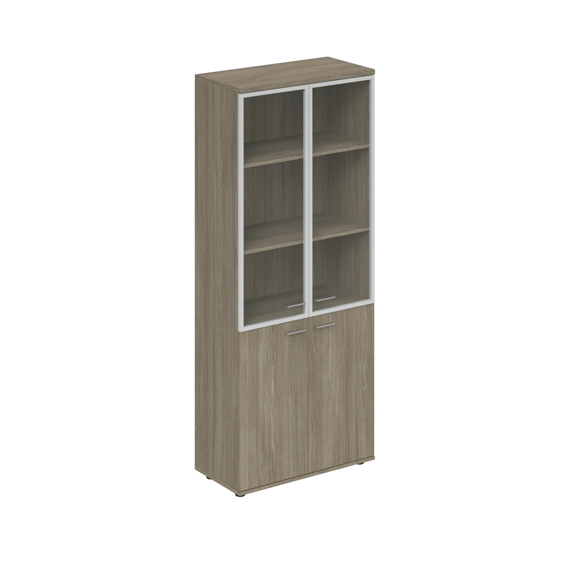 WN.701 Шкаф высокий со стеклом, задняя стенка HDF 800*400*1955