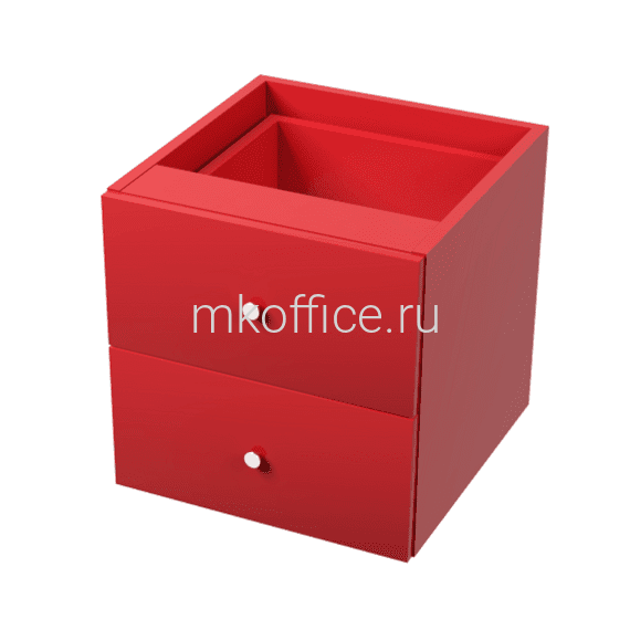 Вставка для стеллажа с 2 ящиками Отличник 378х392х378. Ассортимент МК Офис