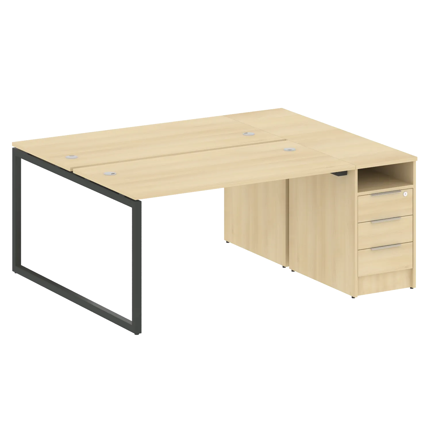 Рабочая станция на О-обр м/к с опорной тумбой 40БО.РС-СТП-2.3 1812х1475х750