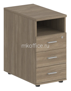 Тумба приставная с 3 ящ., с нишей, с замком SG.512 400х700х725