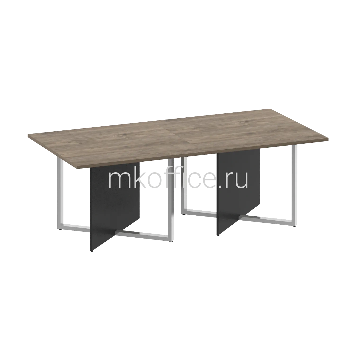 Стол переговорный, двойной, прямоугольный Shift SK.SP-KV-110-2 2200*1100*753. Ассортимент МК Офис