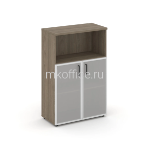 Шкаф средний широкий (2 низких фасада стекло сатин в раме) Style Project SN.STS.E-203 796х400х1203 Шкаф средний широкий (2 низких фасада стекло сатин в раме) Style Project SN.STS.E-203 796х400х1203