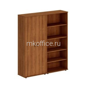 Шкаф комбинированный высокий (закрытый + стеллаж) Престиж Исп.39 175x46x203
