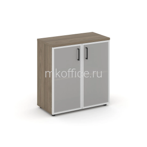 Шкаф низкий широкий (2 низких фасада стекло сатин в раме) Style Project SN.STS.E-303 796х400х833 Шкаф низкий широкий (2 низких фасада стекло сатин в раме) Style Project SN.STS.E-303 796х400х833