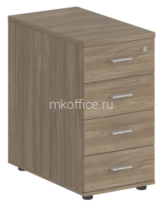 Тумба приставная с 4 ящ., метабокс, с замком SG.521.M 400х600х725