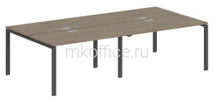 Рабочая станция на м/к 60х30 SG.251.63 2400х1238х750 	