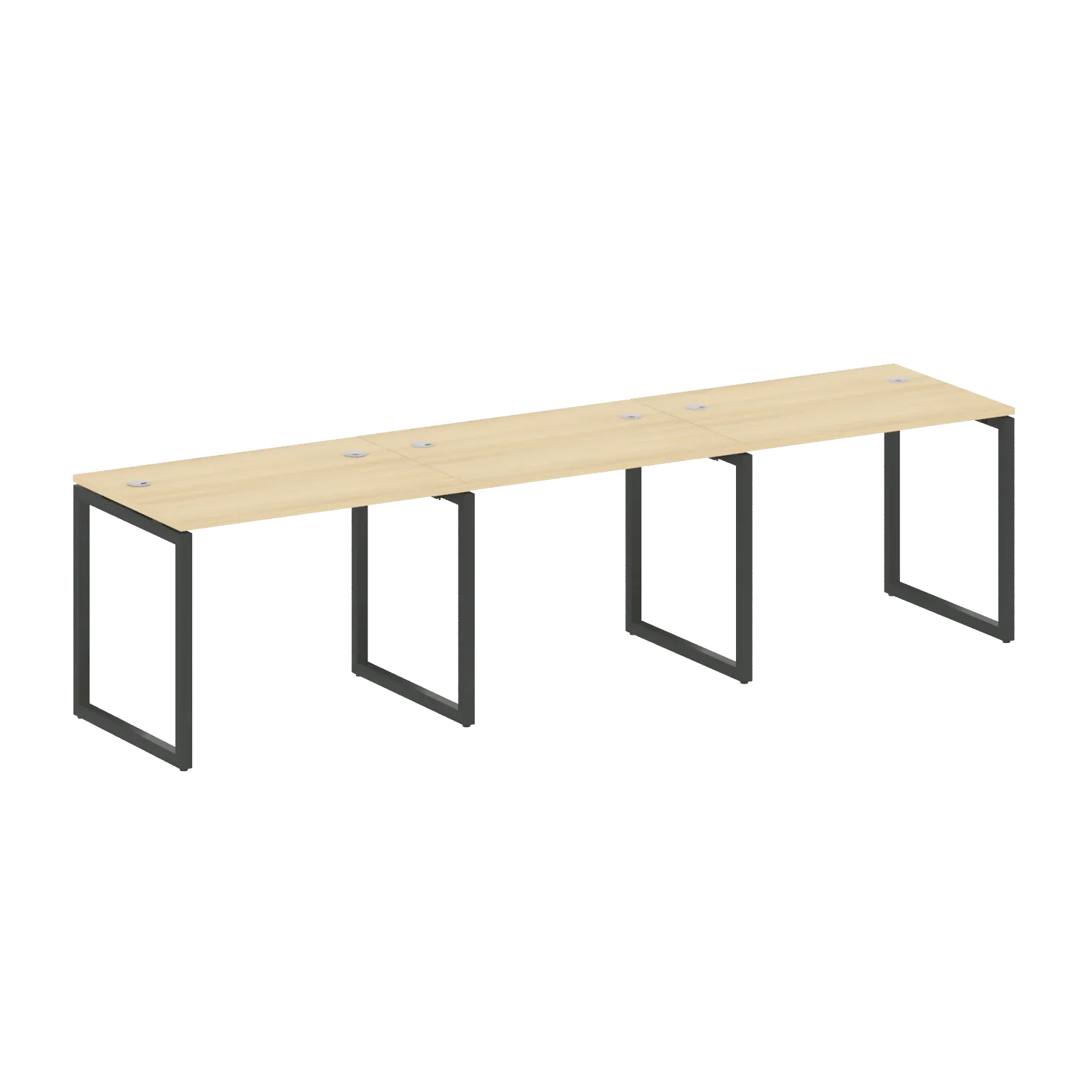 Рабочая станция на 3 раб.места на О-образном м/к 40БО.СМ-3.1 3000х720х750