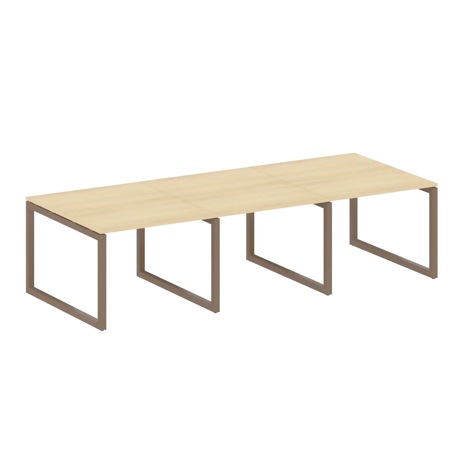 Переговорный стол (3 столешницы) на О-обр м/к 50БО.ПРГ-3.1 3000х1235х750