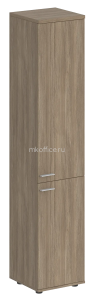 Шкаф высокий, задняя стенка ЛДСП, 2 двери SG.812.R 400х400х1955