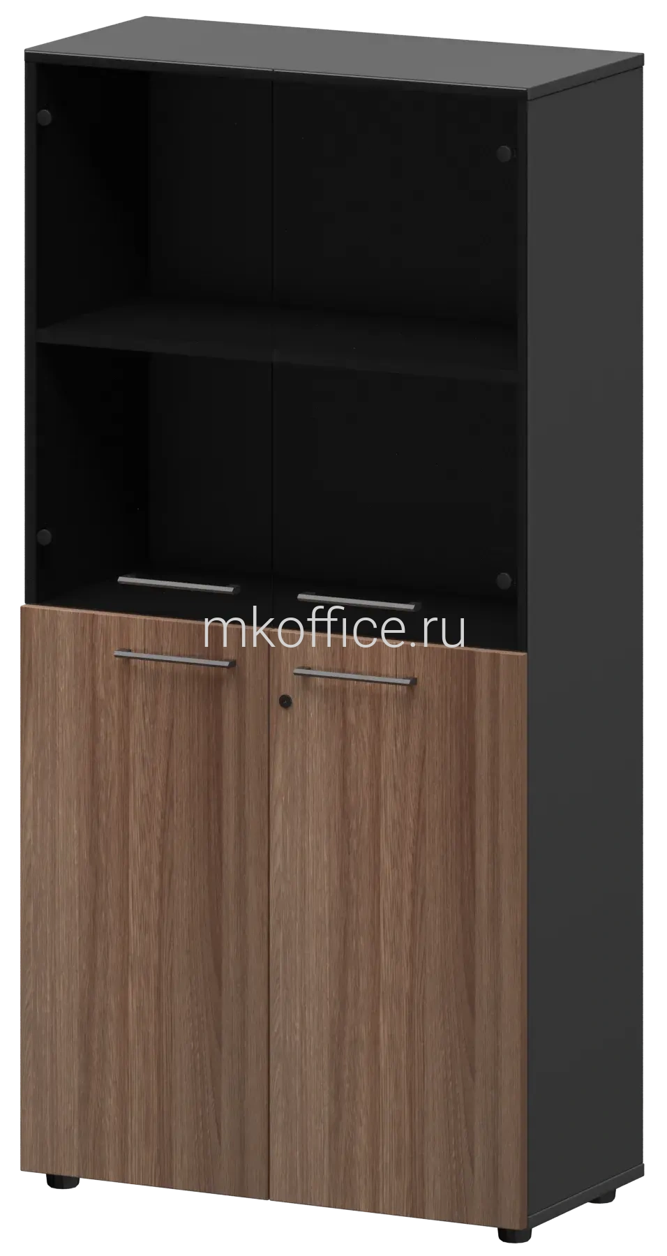 Шкаф высокий комбинированный Кортез СМШ-48.28F.28S 792x380x1595. Ассортимент МК Офис