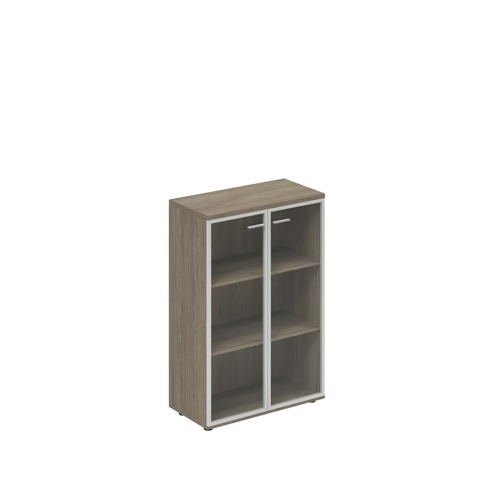 WN.801 Шкаф средний со стеклом задняя стенка HDF 800*400*1200