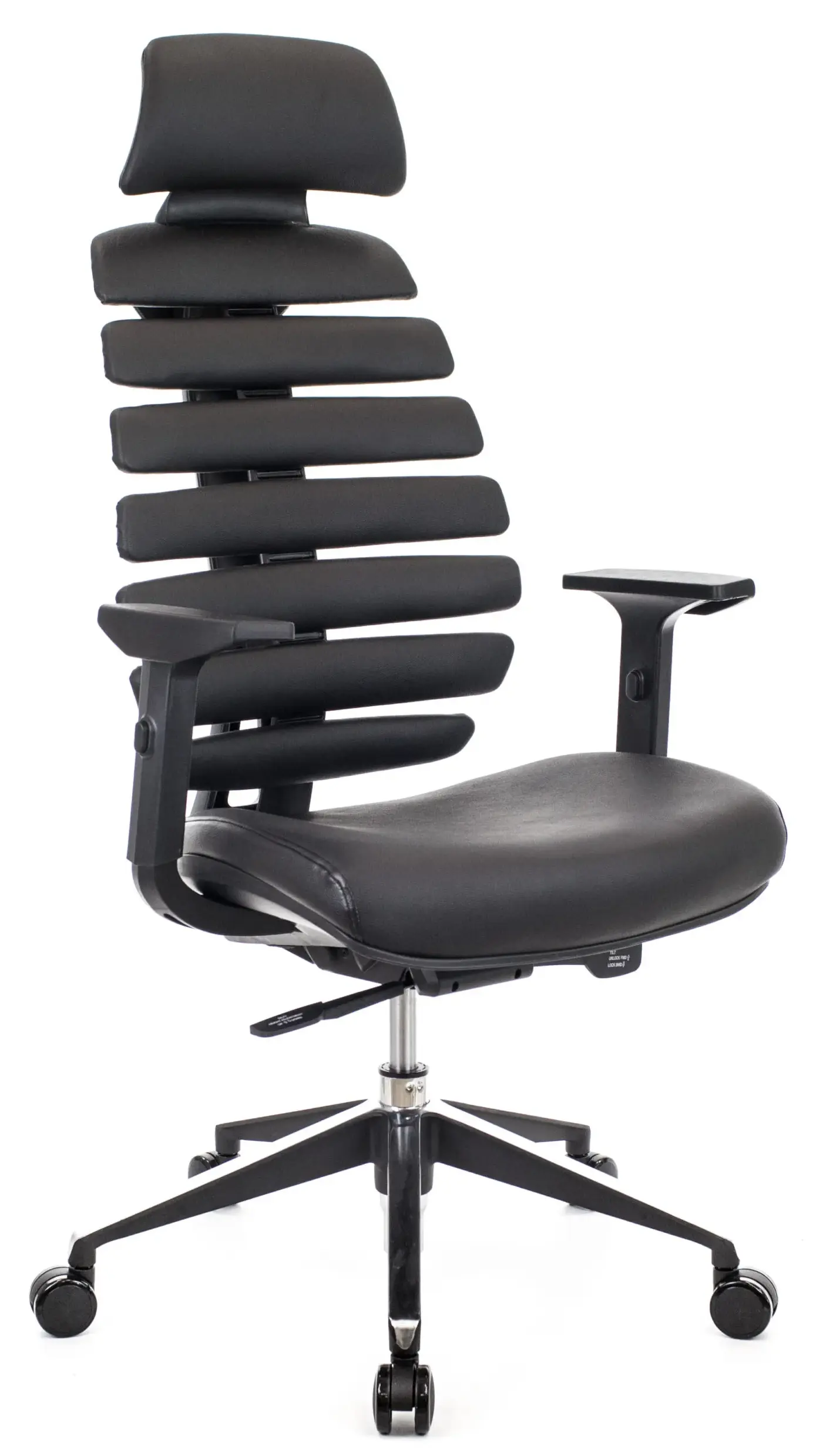 Эргономичное кресло Everprof Ergo black кожа