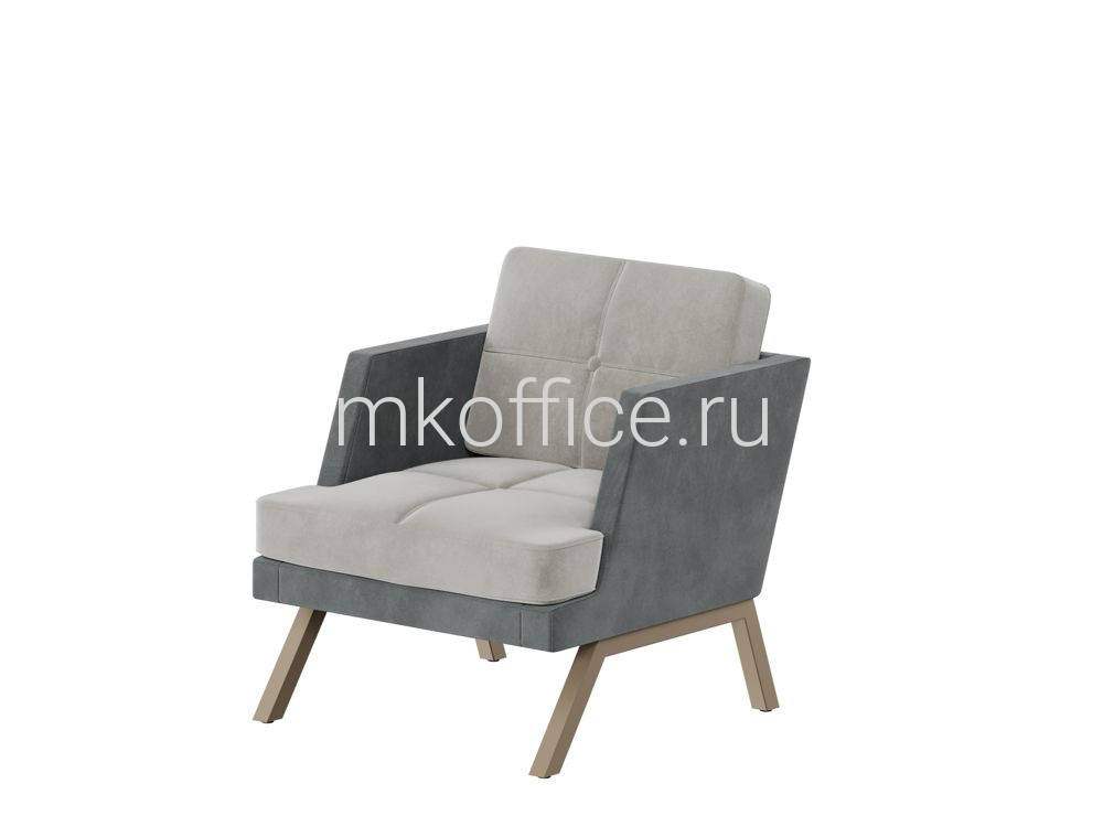 ALDO Кресло с декором из пуговиц ALDB-01L 790х875х890. Ассортимент МК Офис