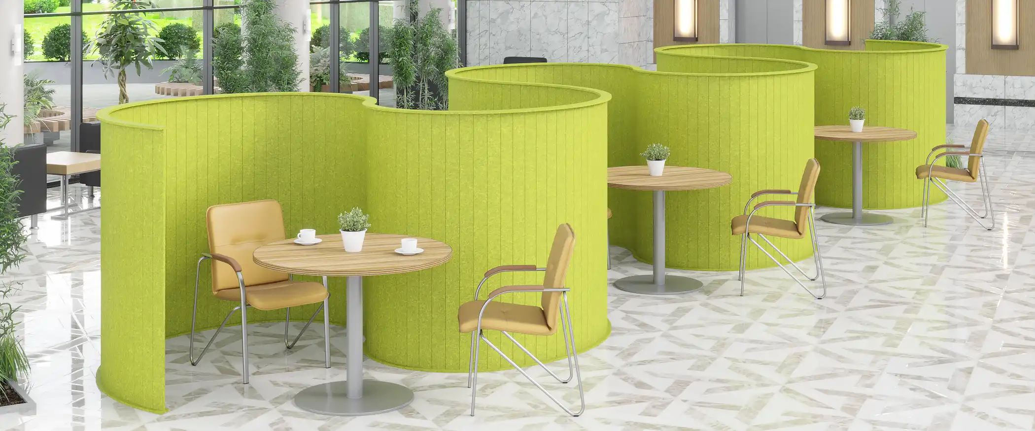 Напольные перегородки Forest Office. Каталог. МК Офис