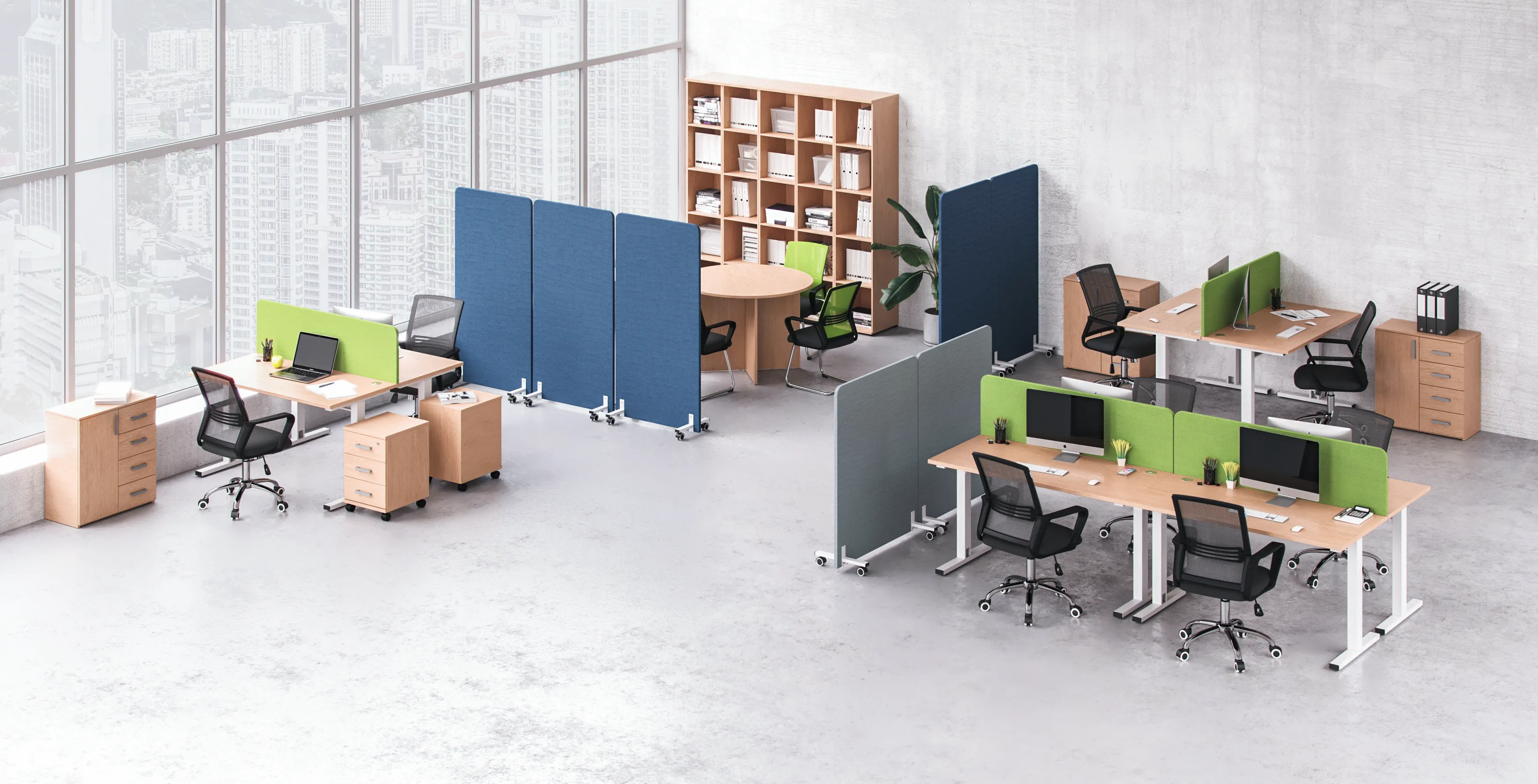 Мобильные перегородки Sоftoffice. Каталог. МК Офис