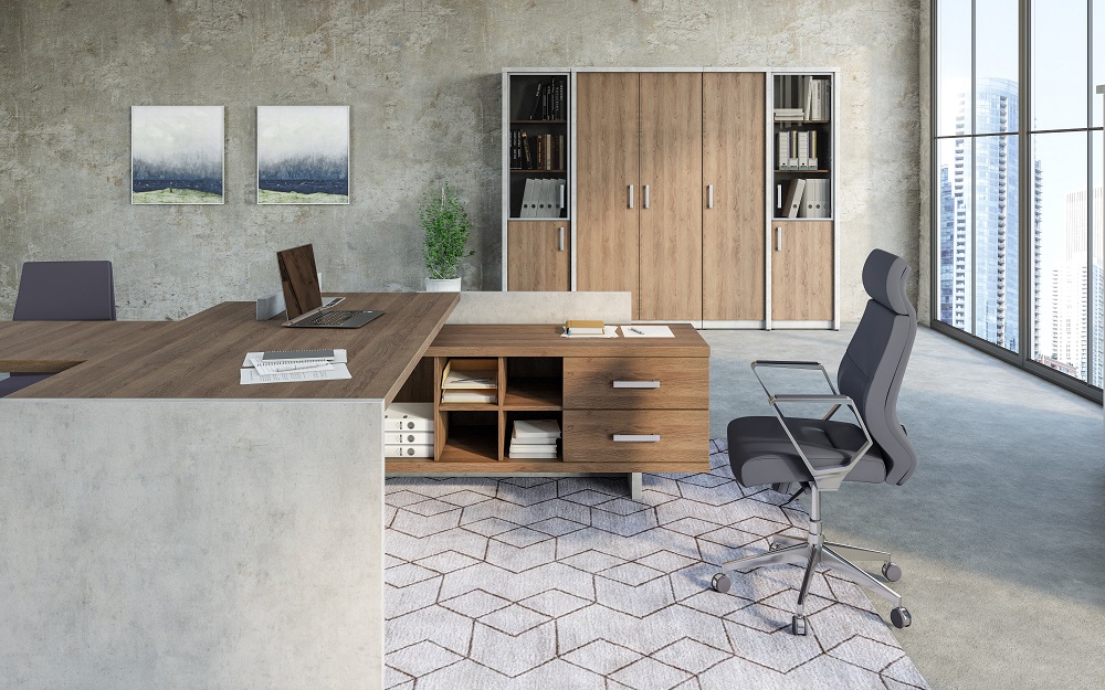 Кабинет руководителя Wood&Stone. Каталог. МК Офис