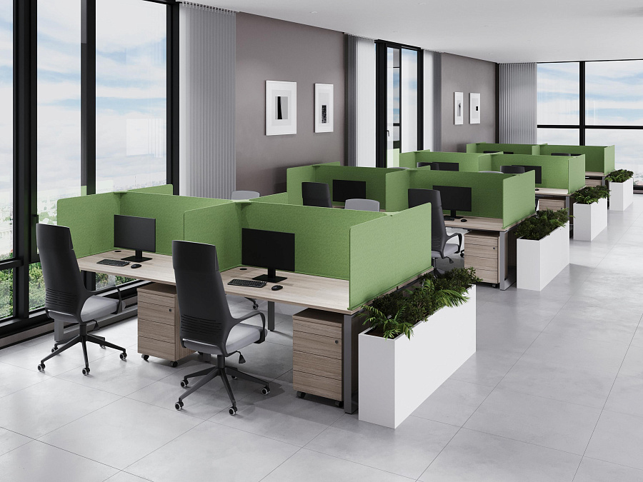 Акустические экраны AcustiX. Каталог. МК Офис