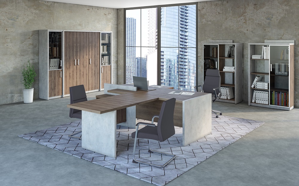 Кабинет руководителя Wood&Stone. Каталог. МК Офис
